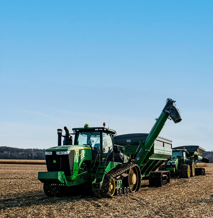 Hero image of a tractor